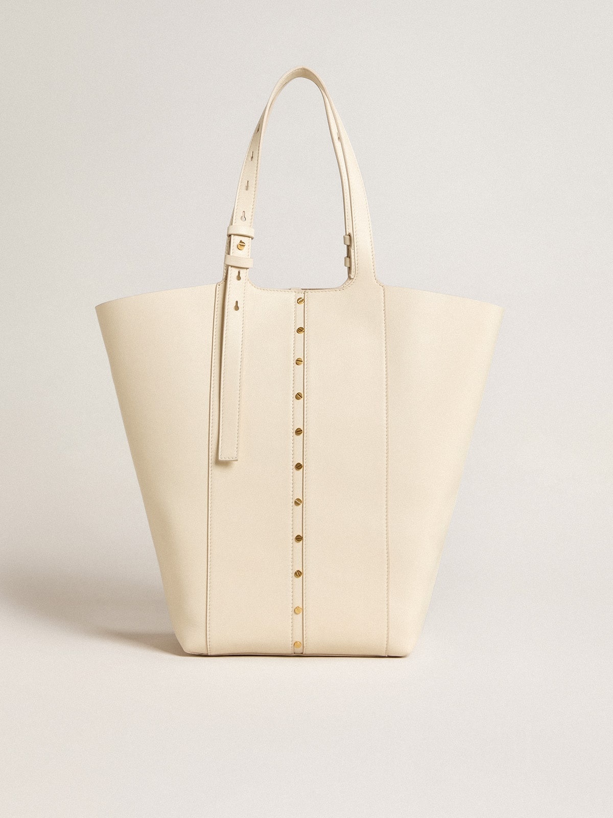 24/7 Bag in butter-colored leather with adjustable handles - 4