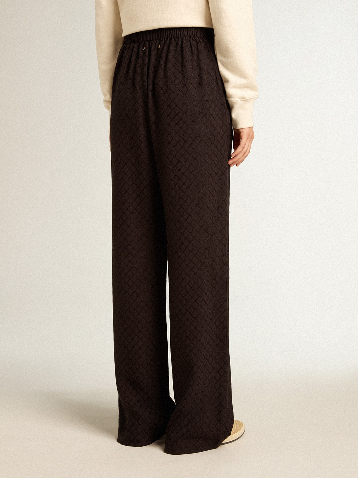 Women’s black viscose joggers - 4