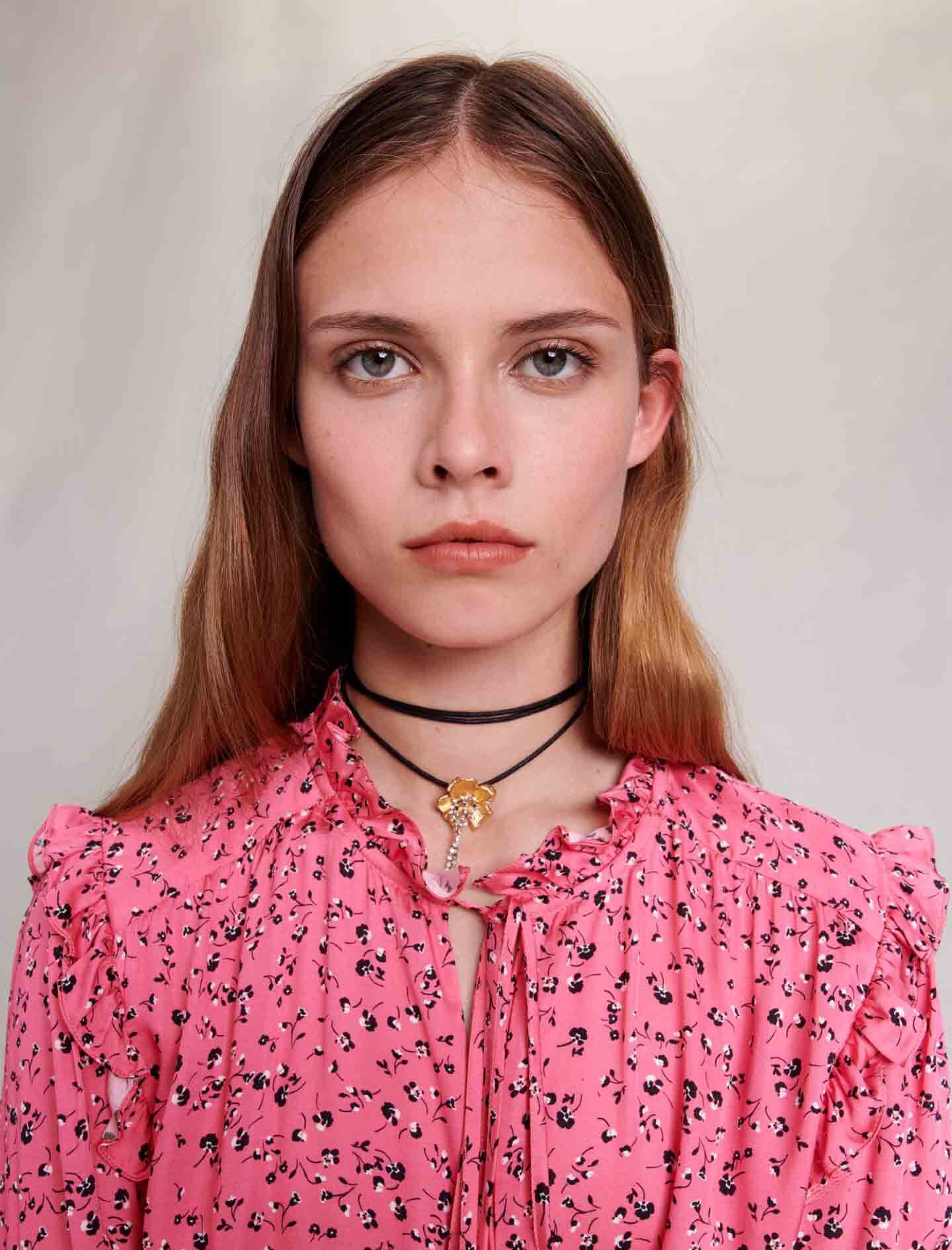 Flower print blouse - 3
