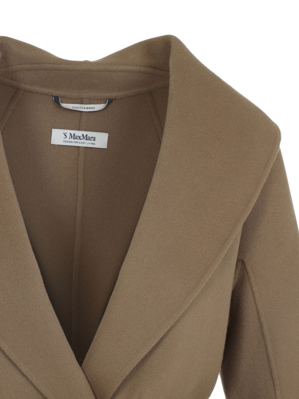 belted wrap coat - 3