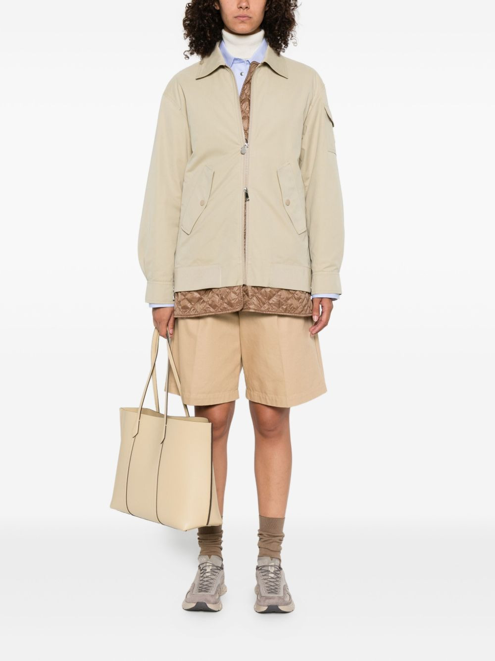 quilted zip-up jacket - 2