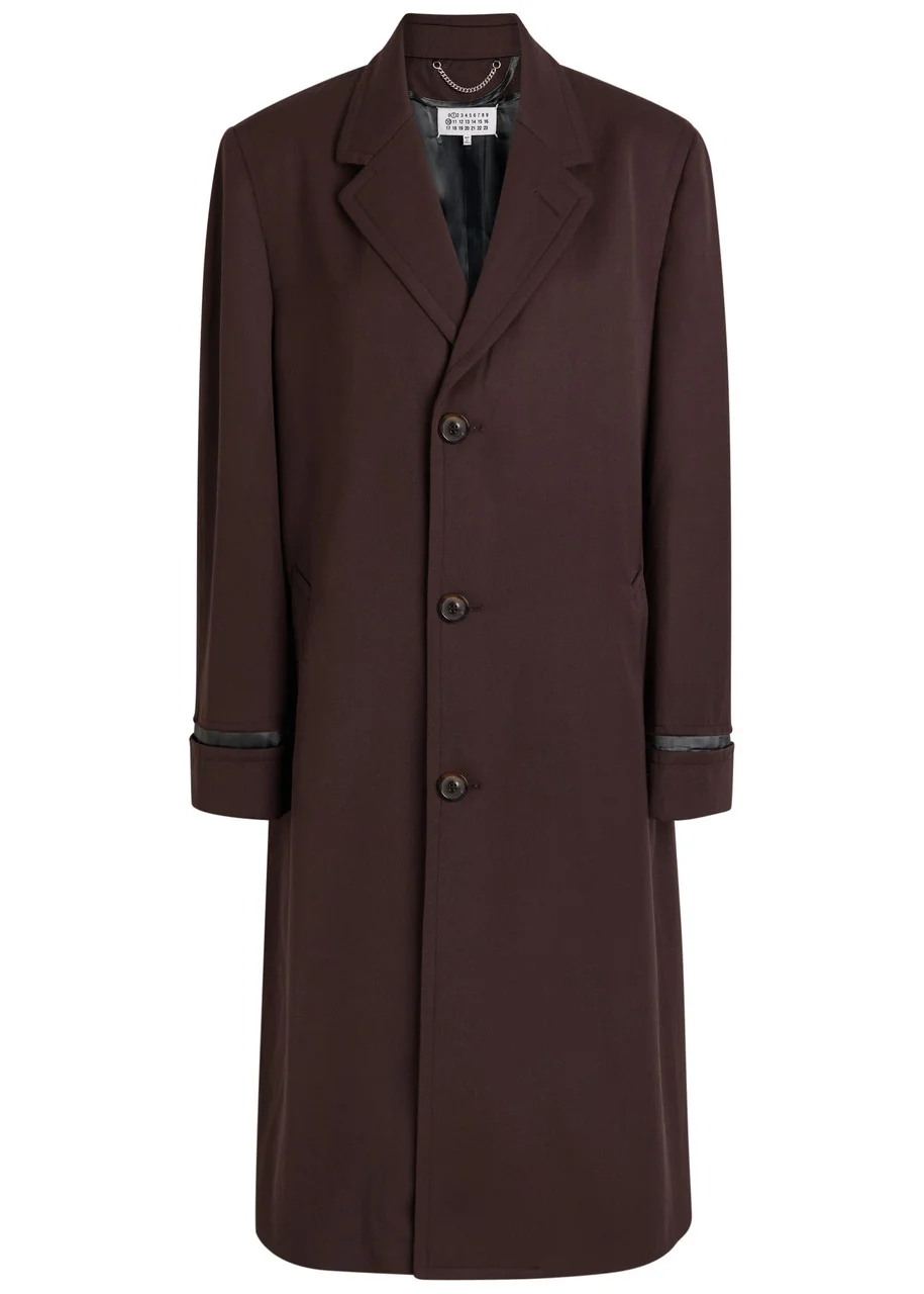 Maison Margiela Single-breasted Wool Coat - 1
