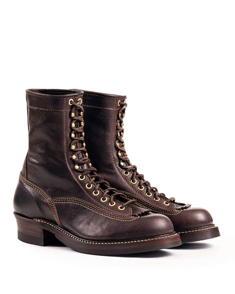 LK-041 Donkey Puncher 8" Deer Burnt Dark Brown - 1