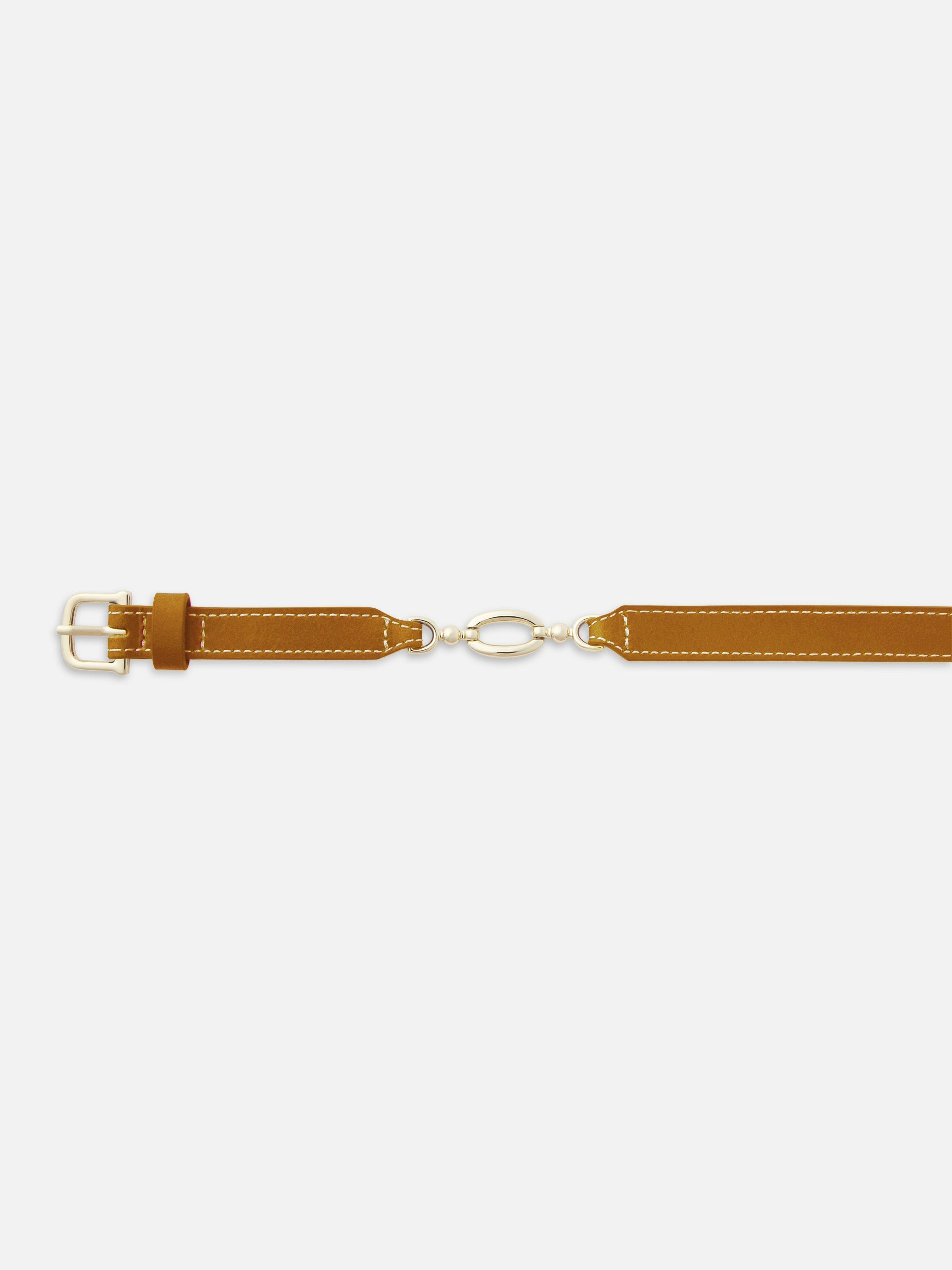 Jewelry Detail Belt in Camel - 2