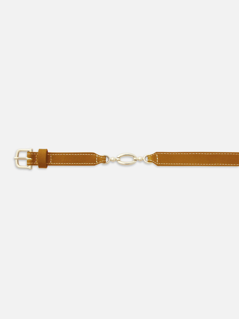 FRAME Jewelry Detail Belt in Camel outlook