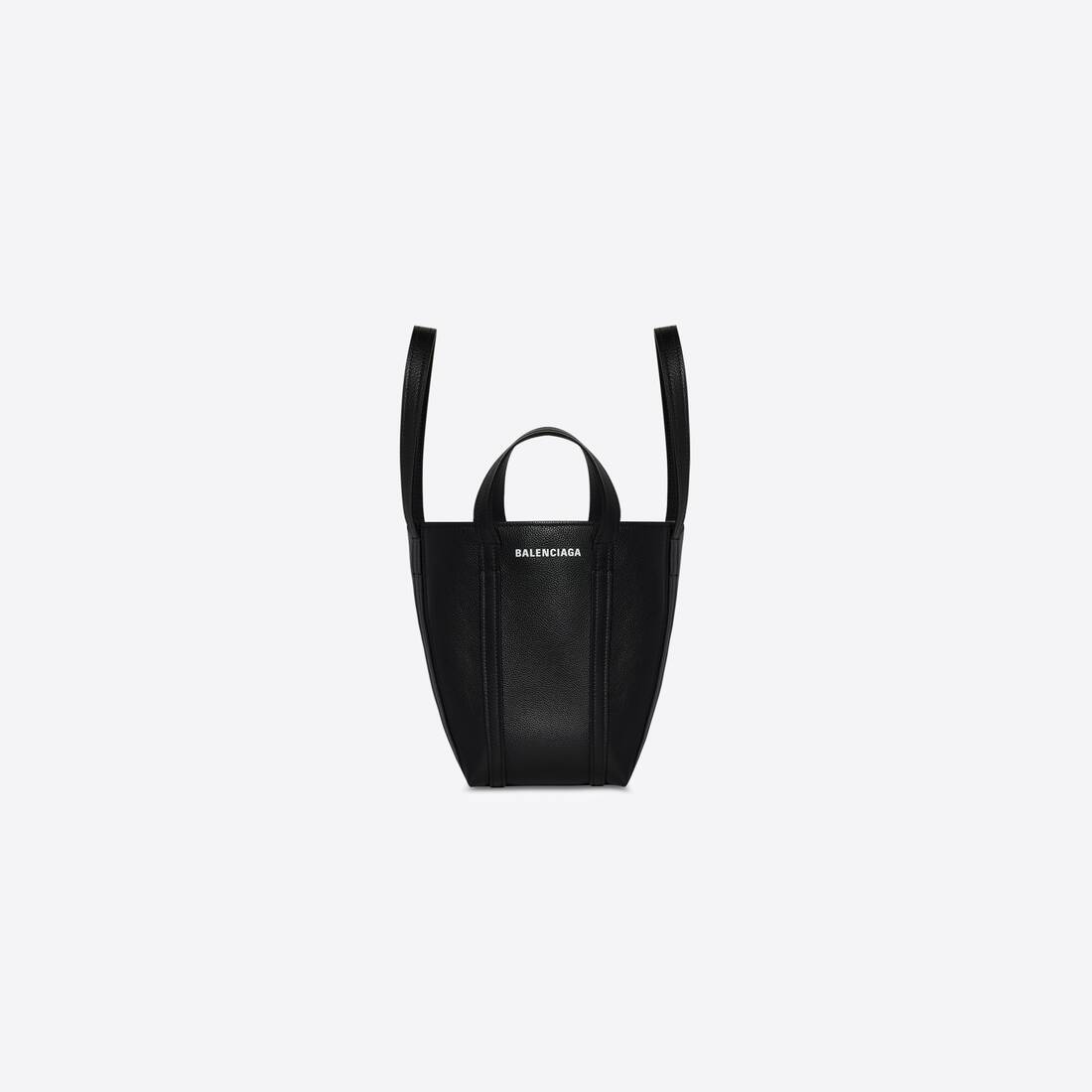 Women's Everyday Small North-south Shoulder Tote Bag in Black - 1