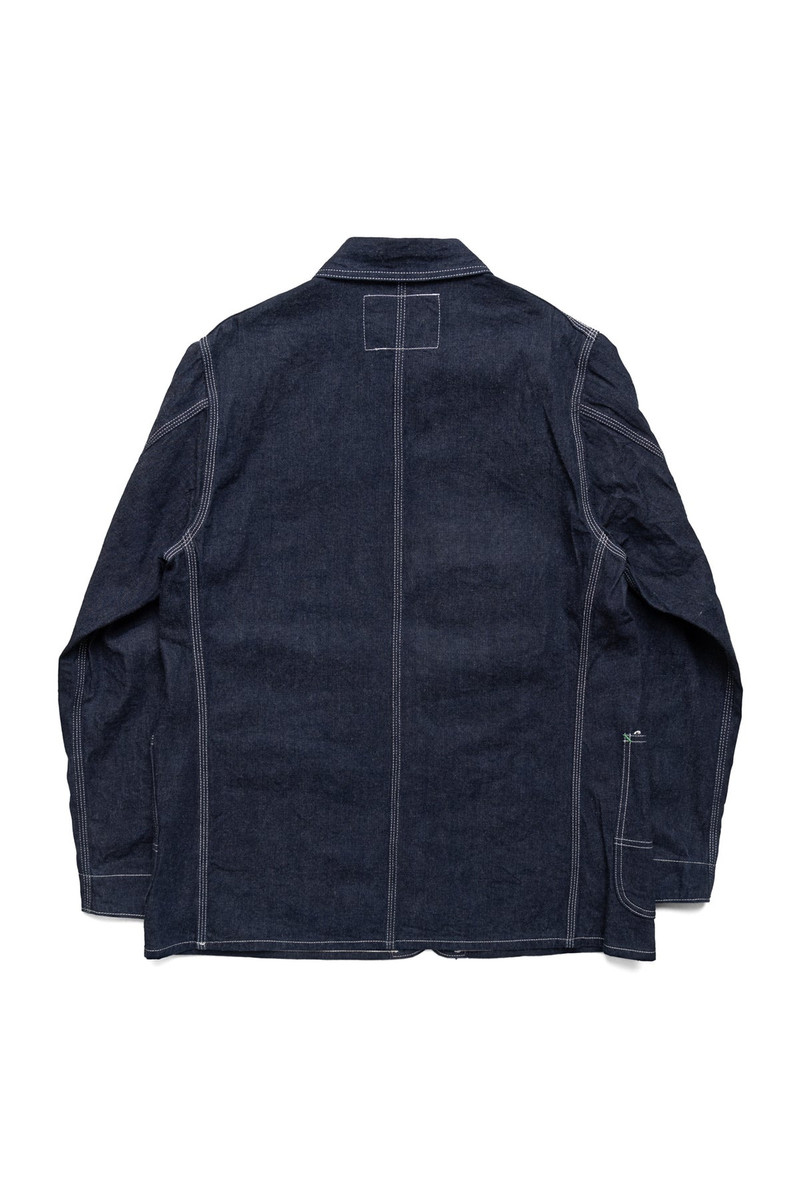 SUGAR CANE 11oz Blue Denim Work Coat outlook