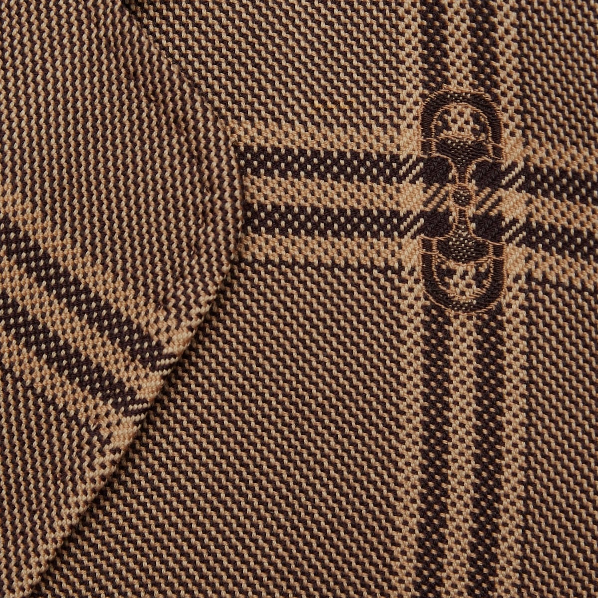 Horsebit check wool jacket - 4