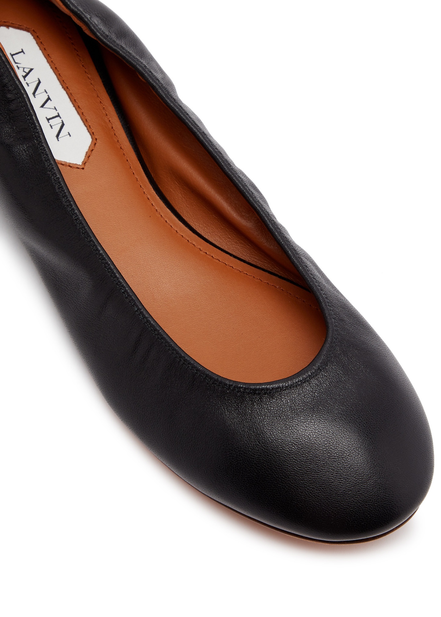 Leather ballet flats - 4