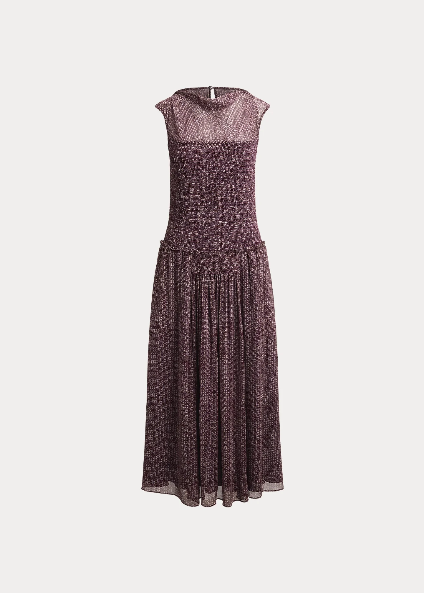 Crinkle Printed Dress - 1