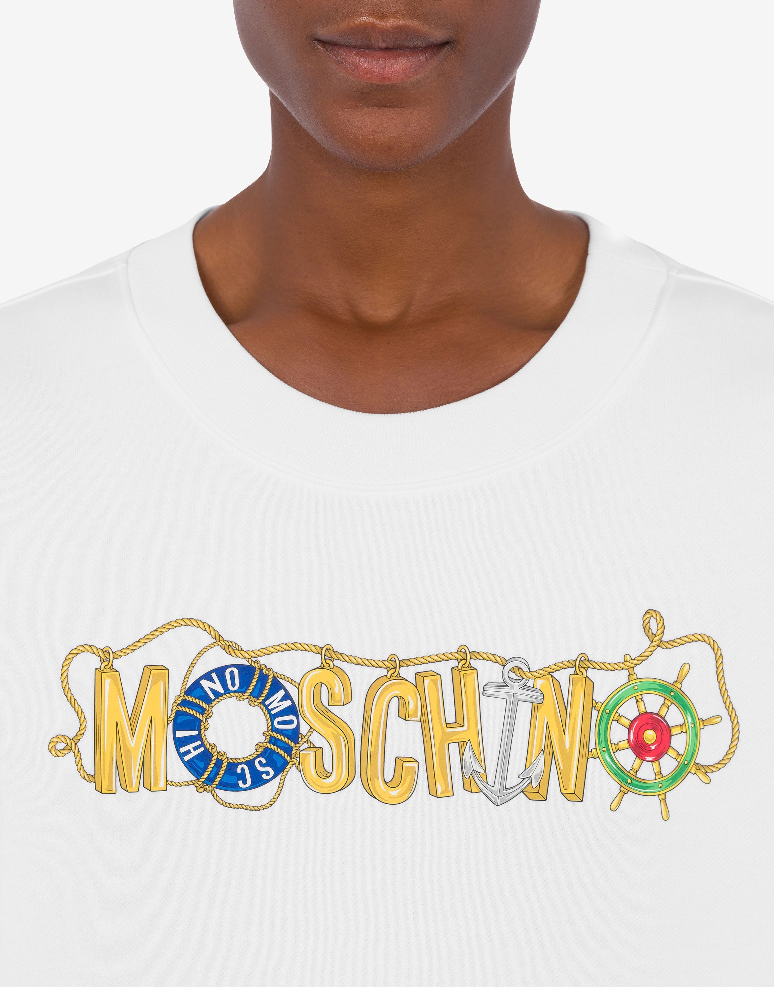 NAUTICAL LOGO ORGANIC COTTON SWEATSHIRT - 4