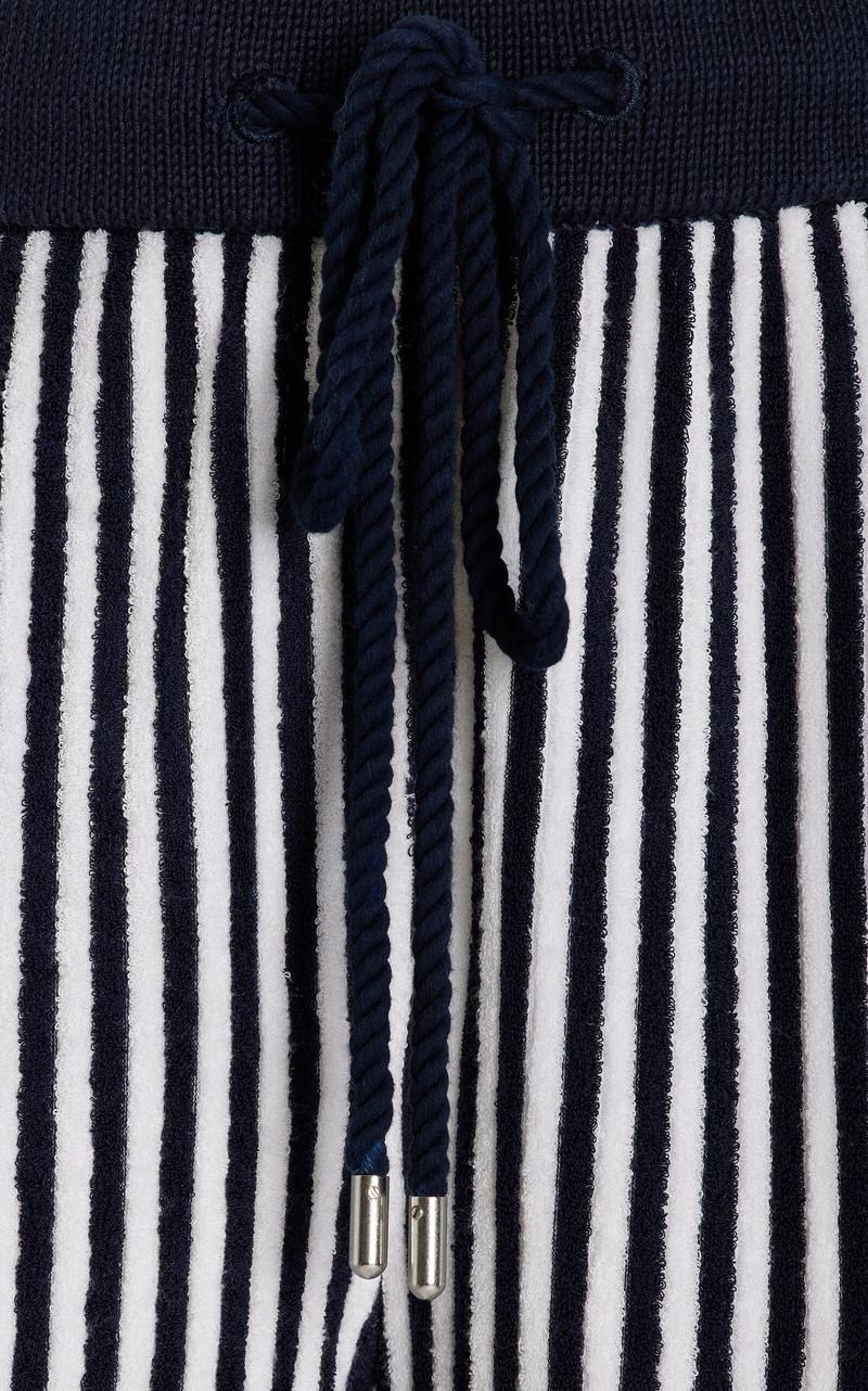 SIMKHAI Danita Striped Terry Shorts stripe outlook
