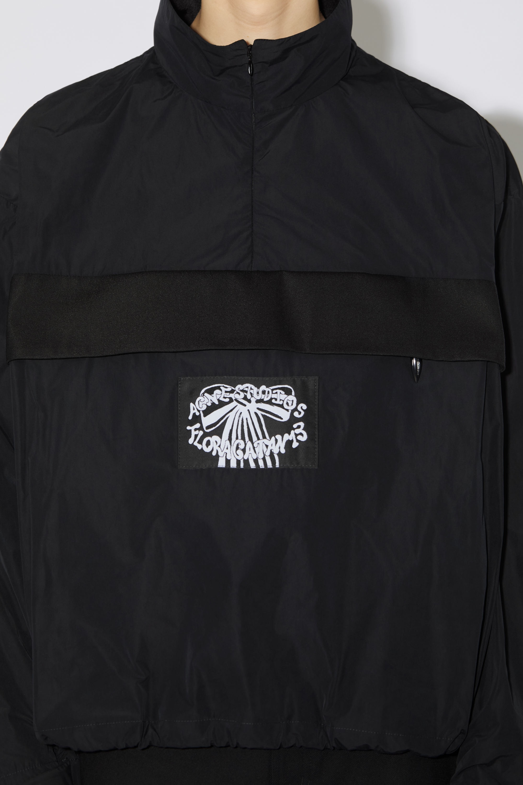 Zippered jacket - Black - 5