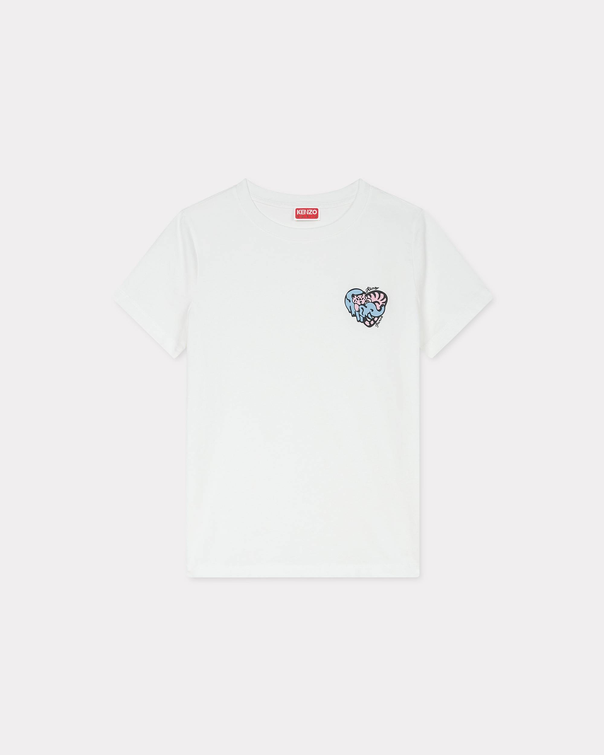 'KENZO Jungle Heart' embroidered classic T-shirt - 1