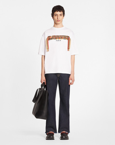 Lanvin OVERSIZED EMBROIDERED CURB LACE T-SHIRT outlook