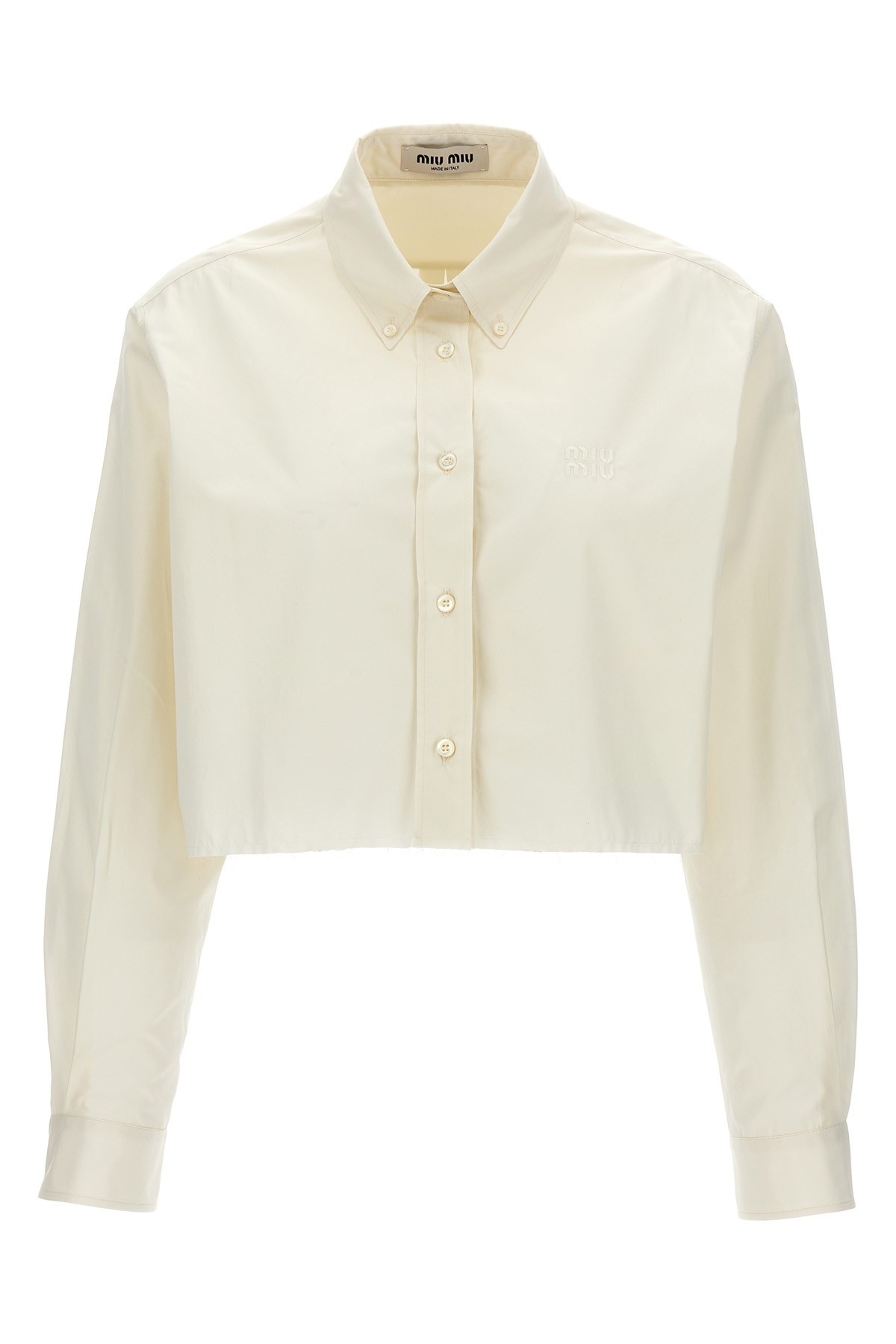 Cropped logo shirt - 1