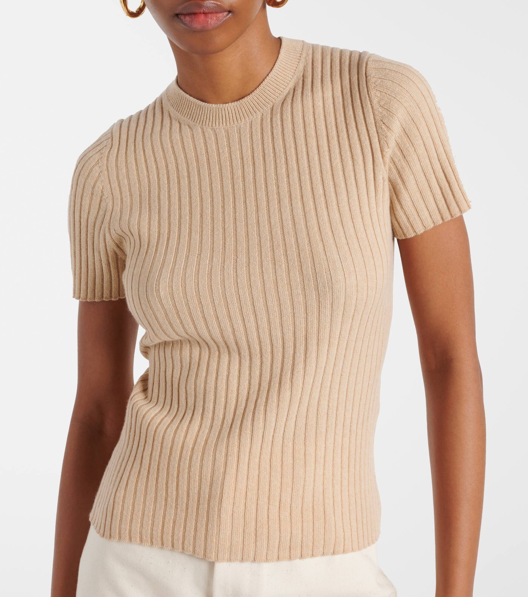 Ribbed-knit cashmere sweater - 9