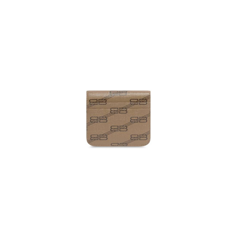 signature flap coin and card holder bb monogram coated canvas 2