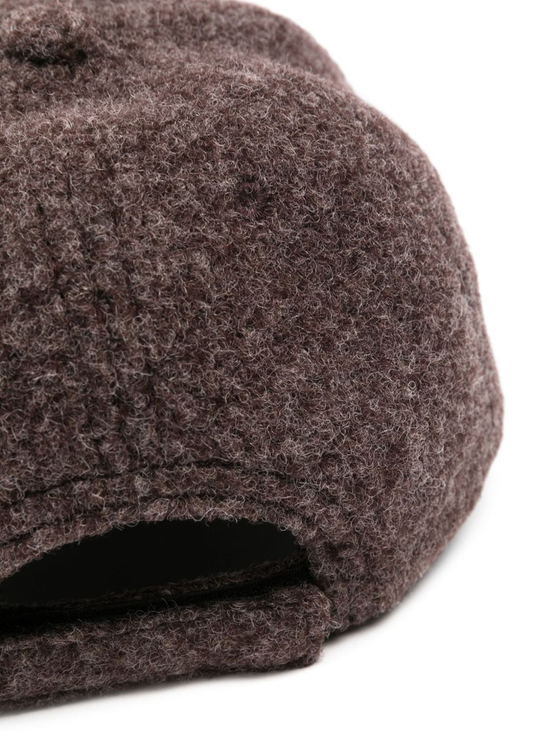 RUSLAN BAGINSKIY logo-embroidered felted cap outlook