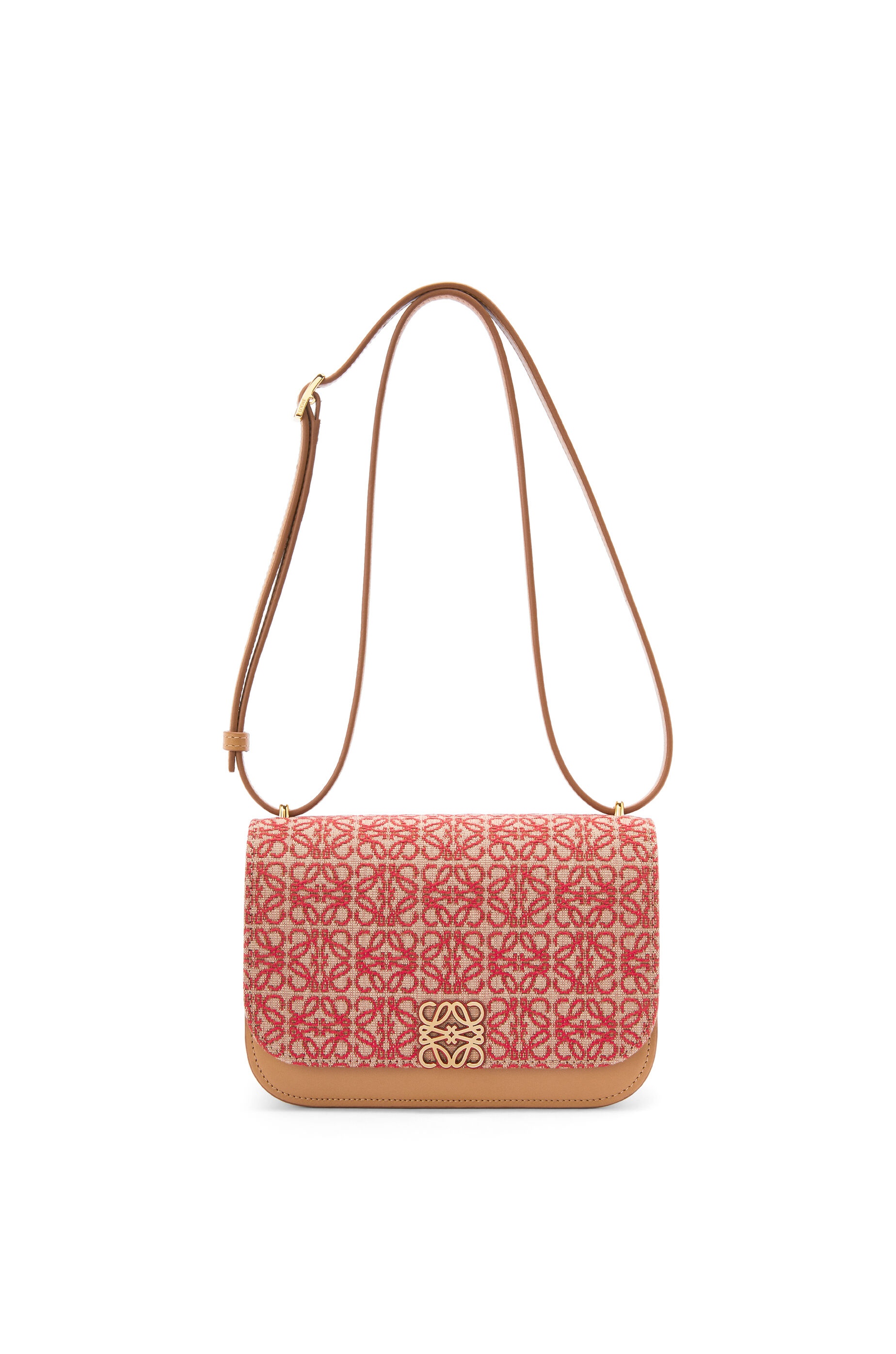 Small Goya bag in Anagram jacquard and calfskin - 5