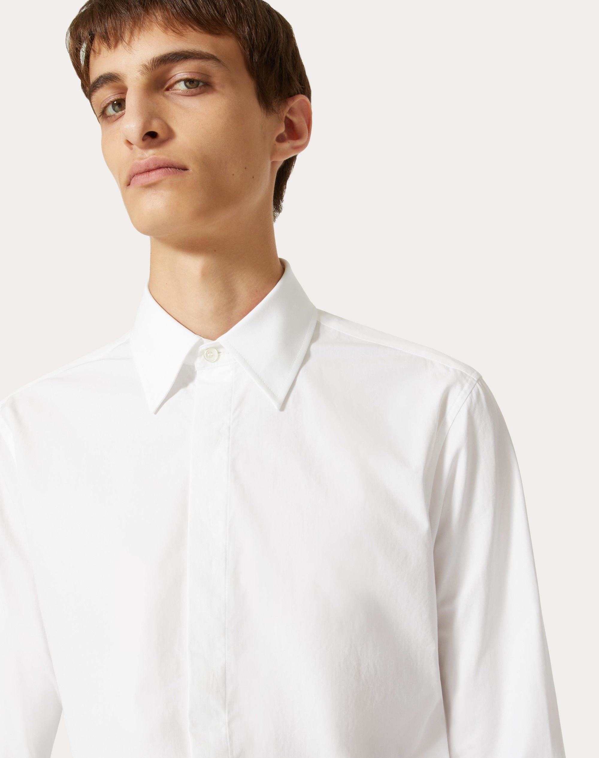 HEAVY COTTON POPLIN LONG SLEEVE SHIRT - 5