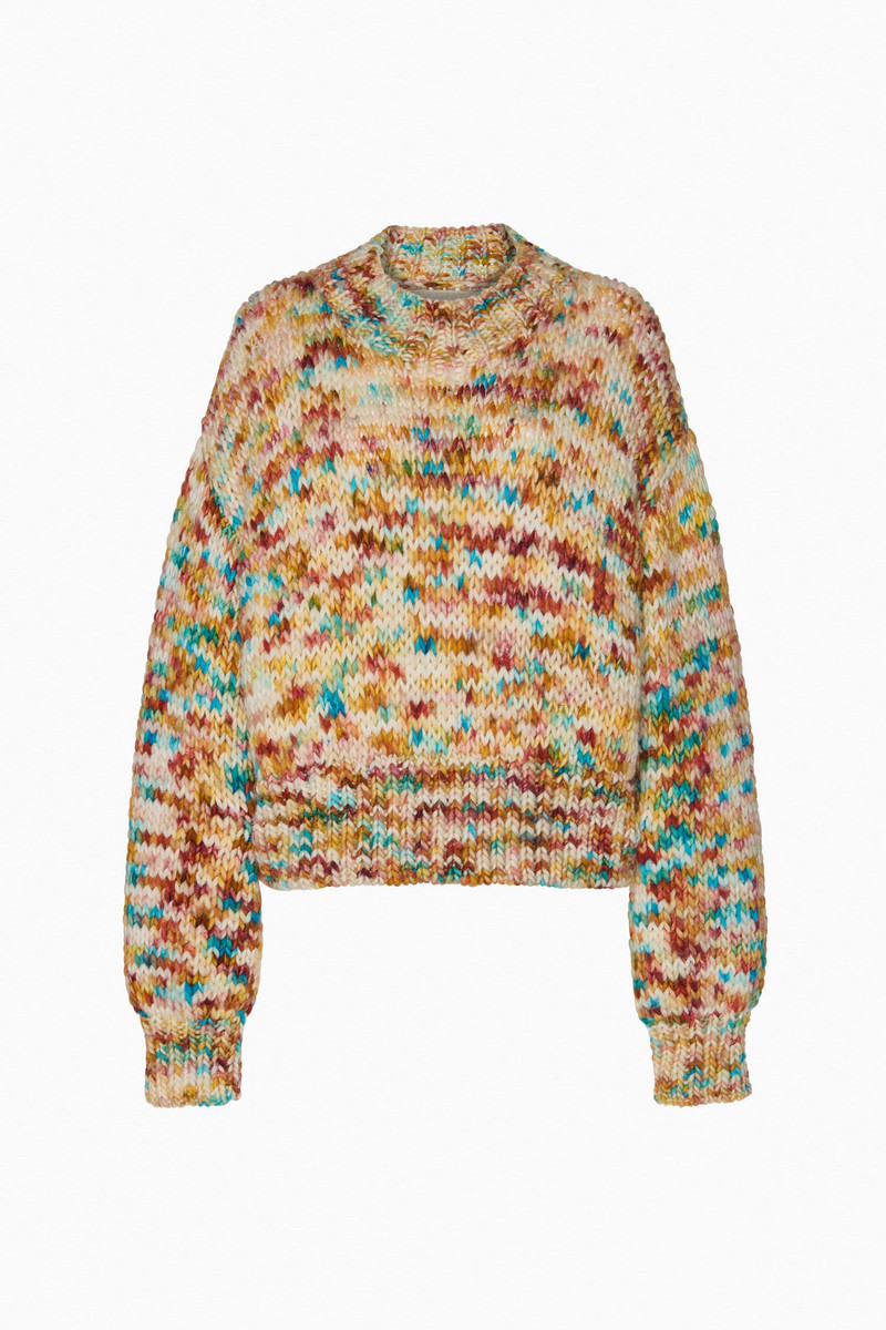 Maude Multicolor Knit Pullover 1