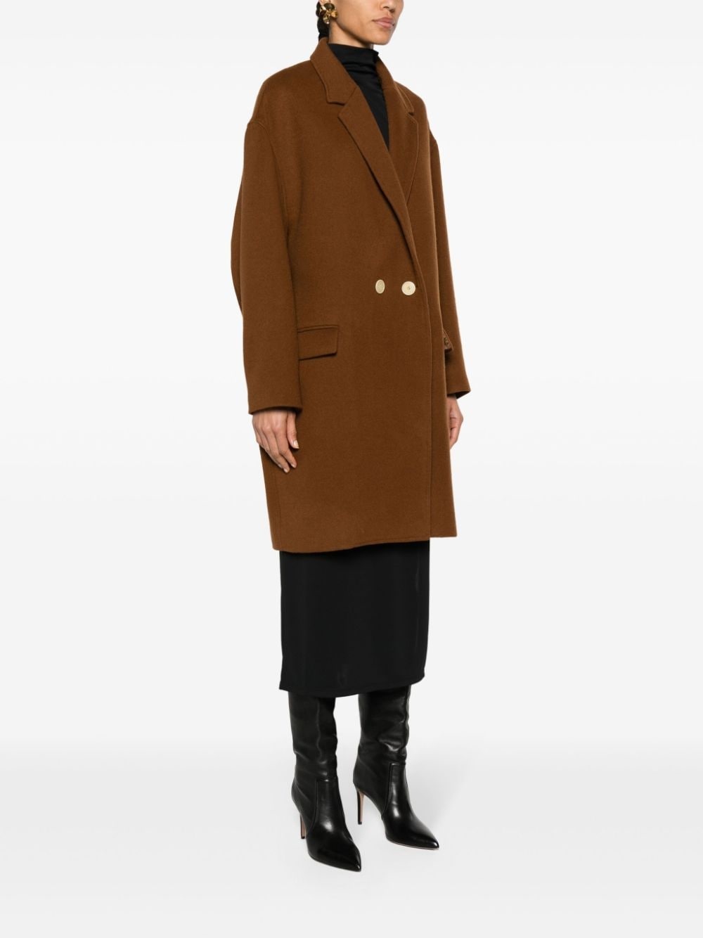 Efegozi single-breasted coat - 3