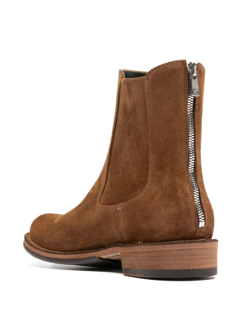 Legrand zip suede boots 3