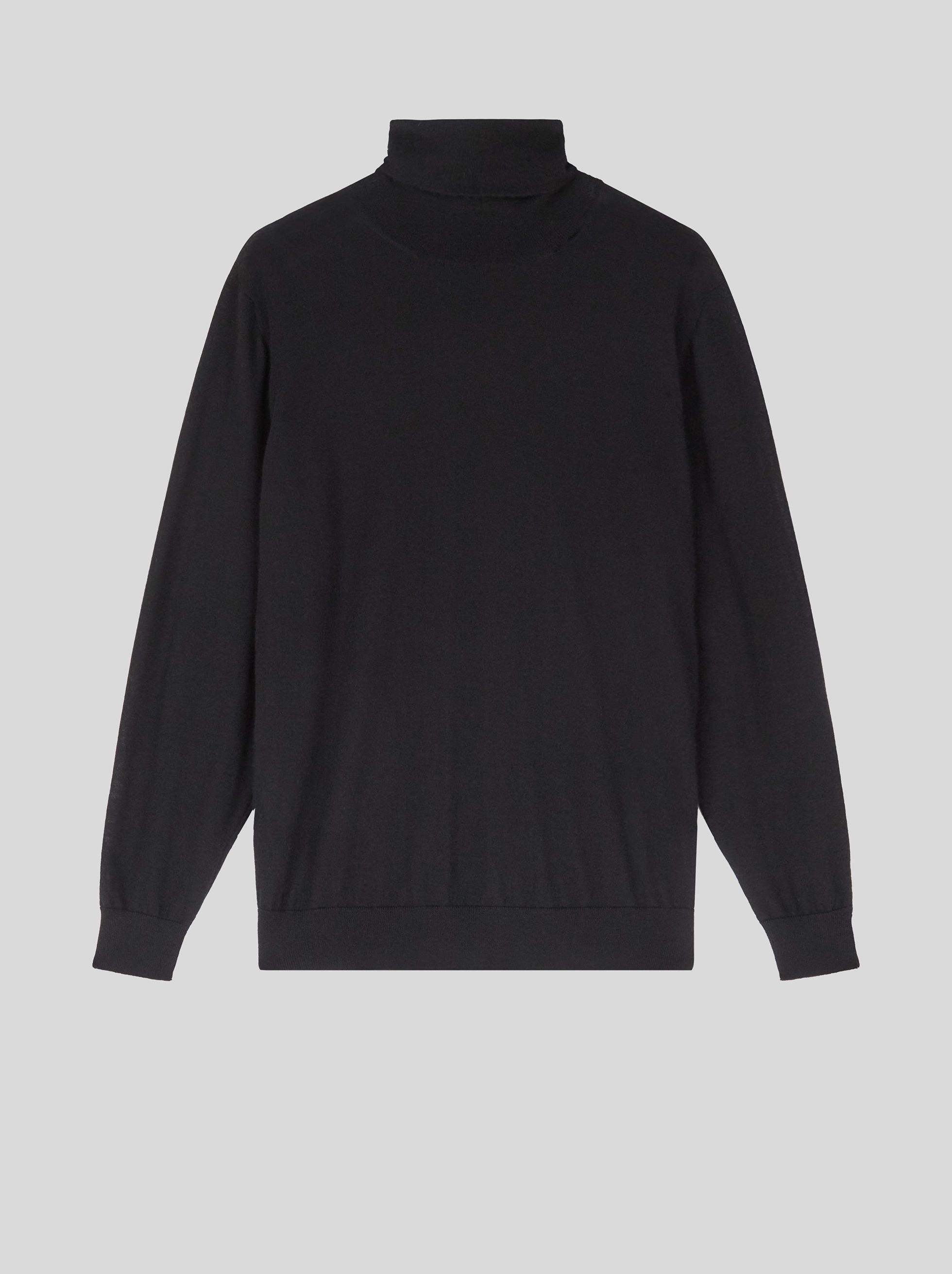 POLO NECK CASHMERE JUMPER - 5