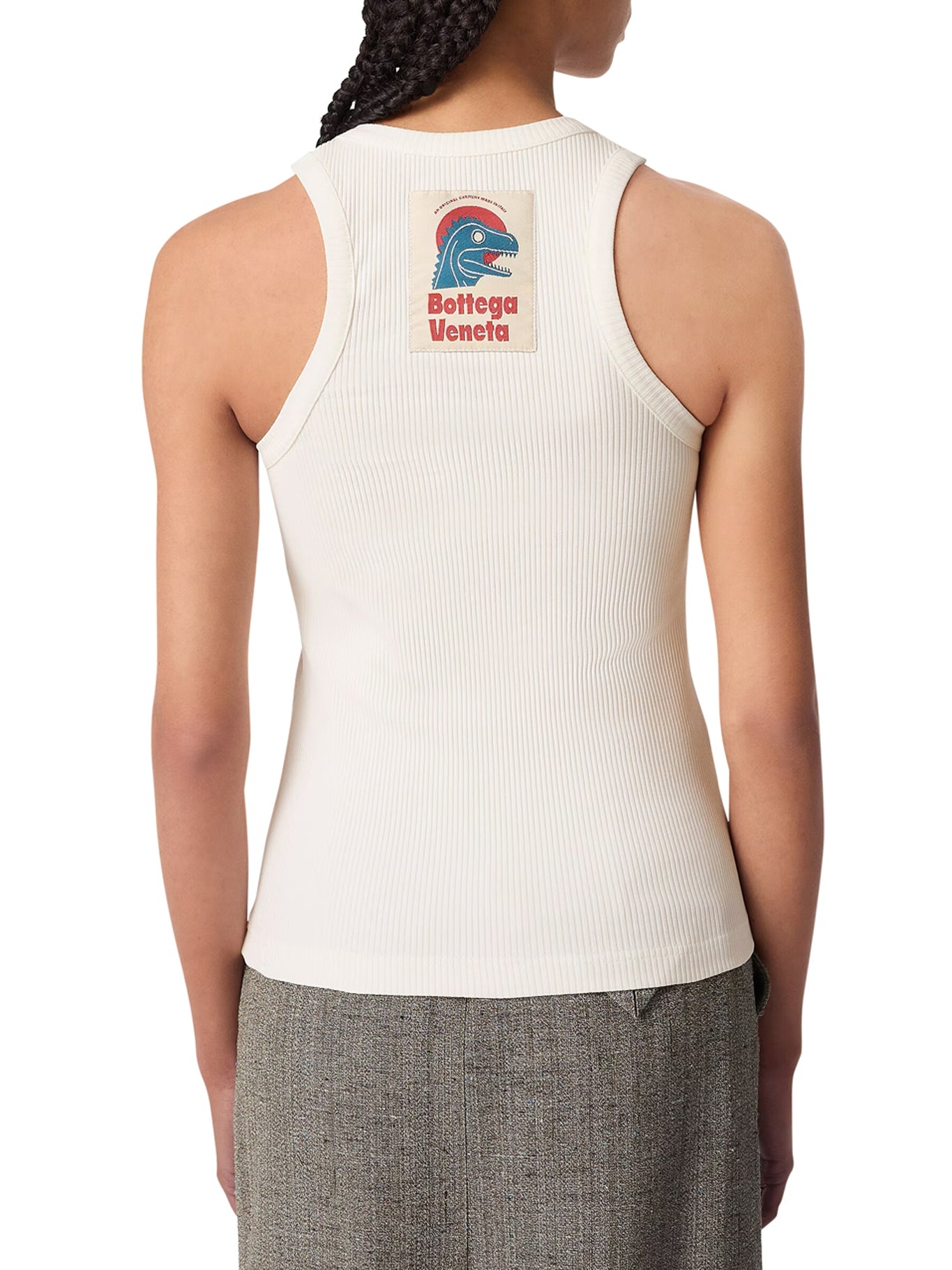 RIBBED COTTON TANK TOP - 3