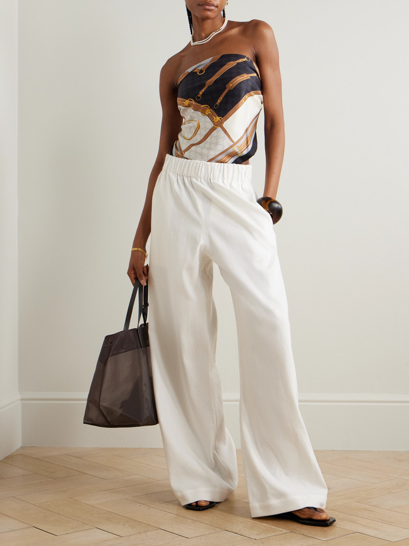 MARRAKSHI LIFE Cotton-canvas Wide-leg Pants outlook