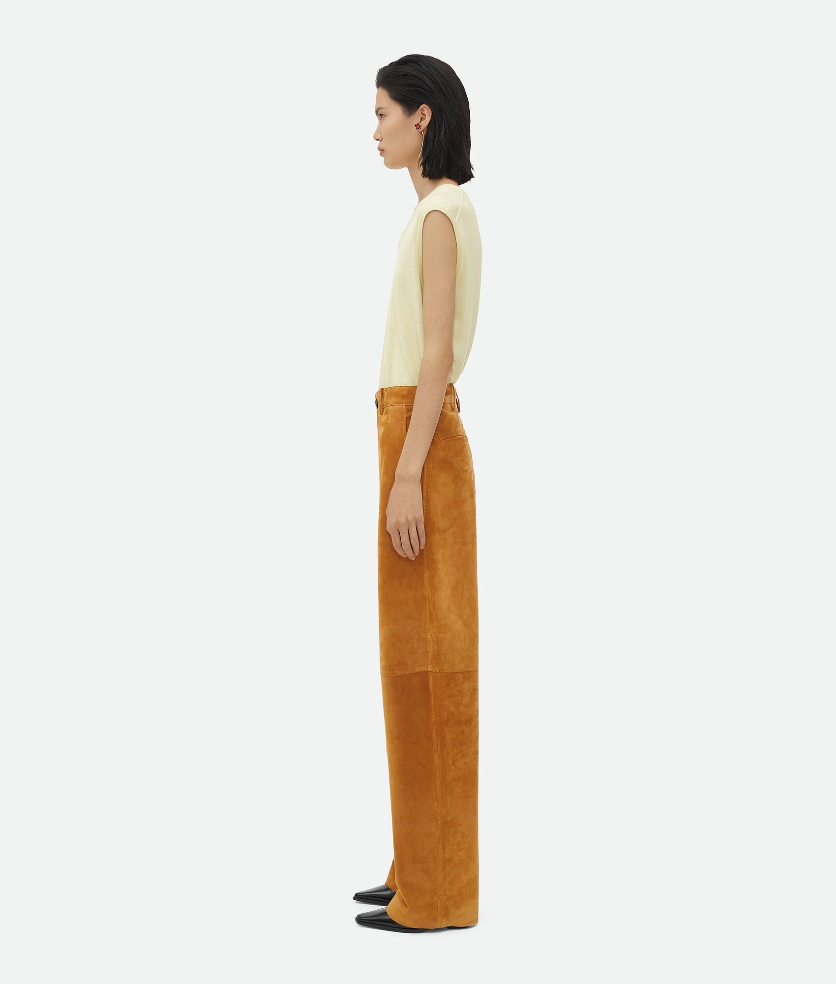 Suede Leather Trousers - 2