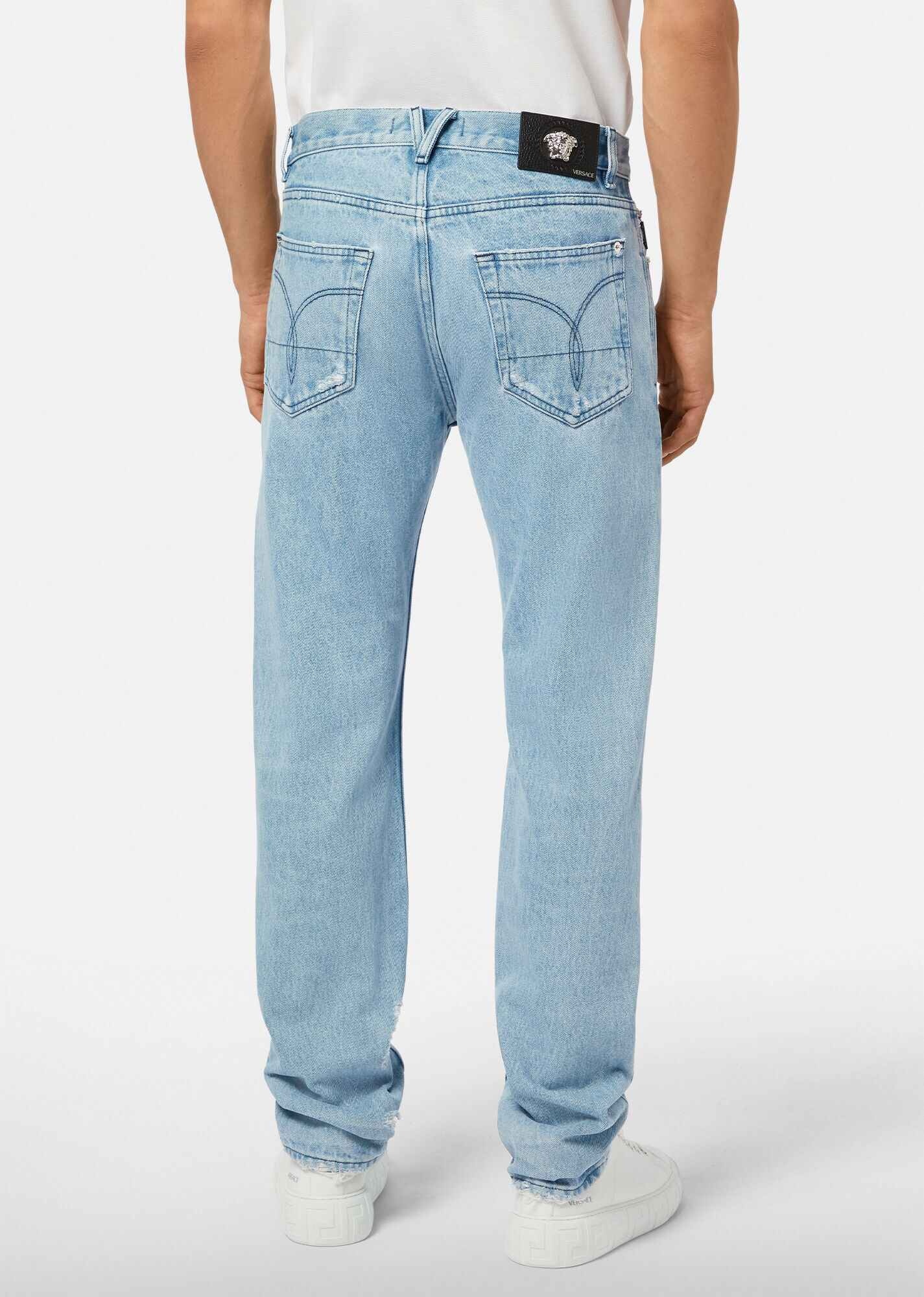 Straight-Leg Denim Jeans - 3