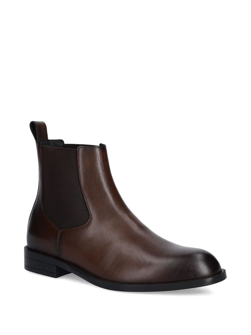 BOSS elastic-panel chelsea boots outlook