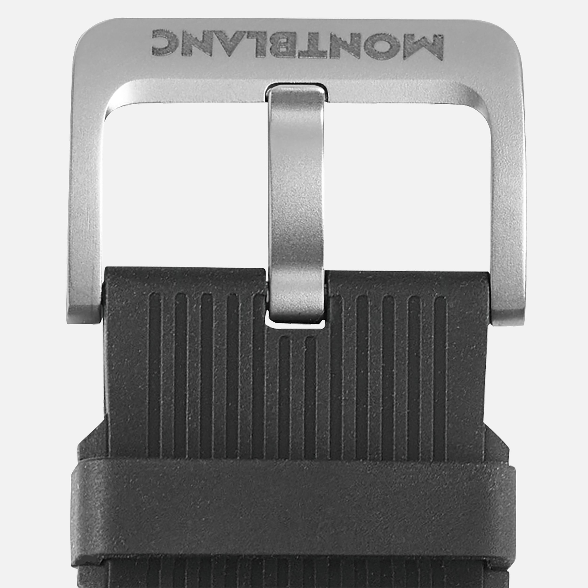 Striped Black Rubber Strap - 2