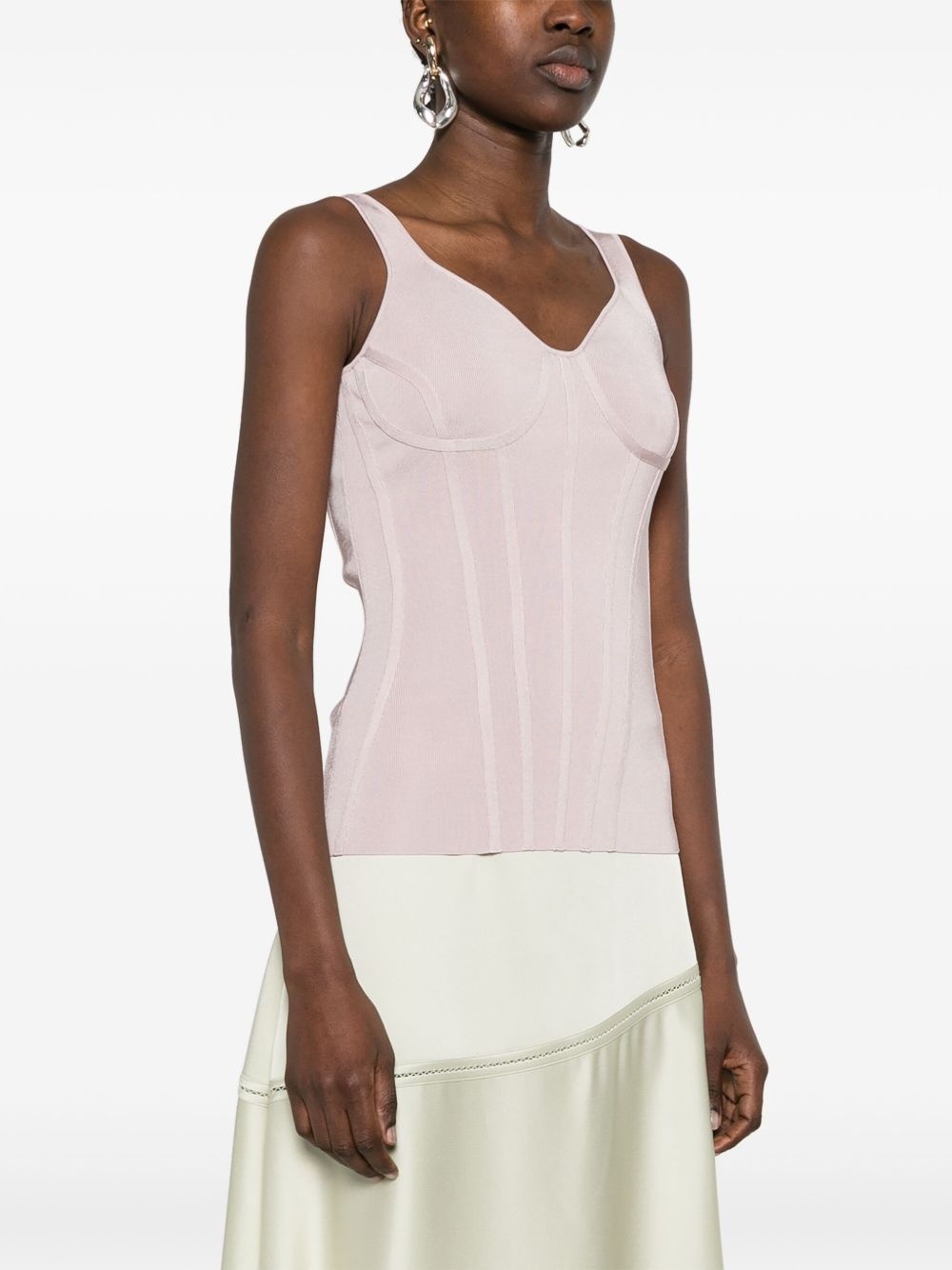 panelled tank top - 3