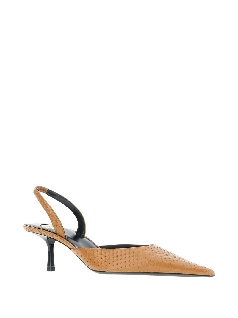 SAINT LAURENT Babylone pointed slingback pumps outlook