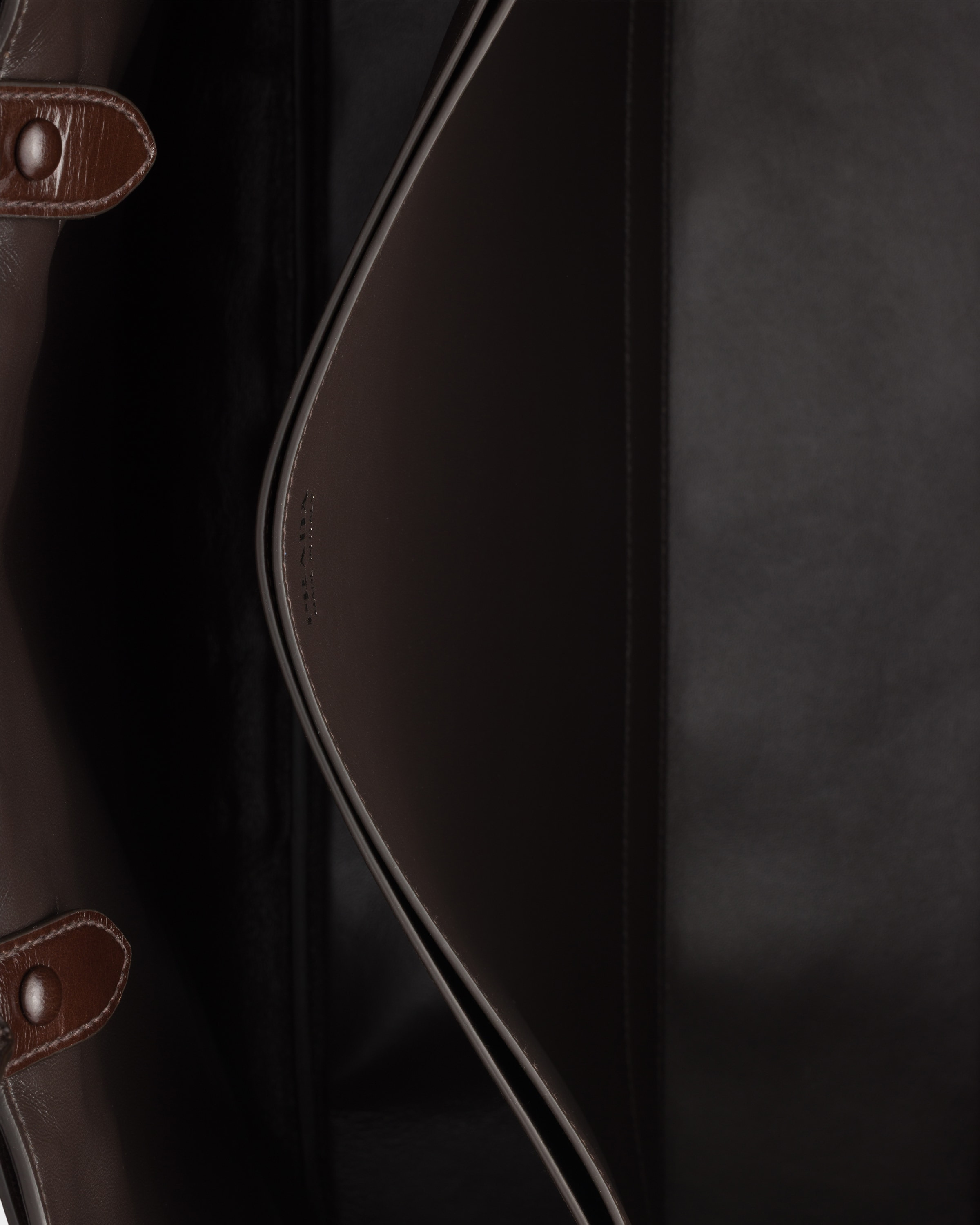 Prada Buckle antiqued leather bag with belt - 4