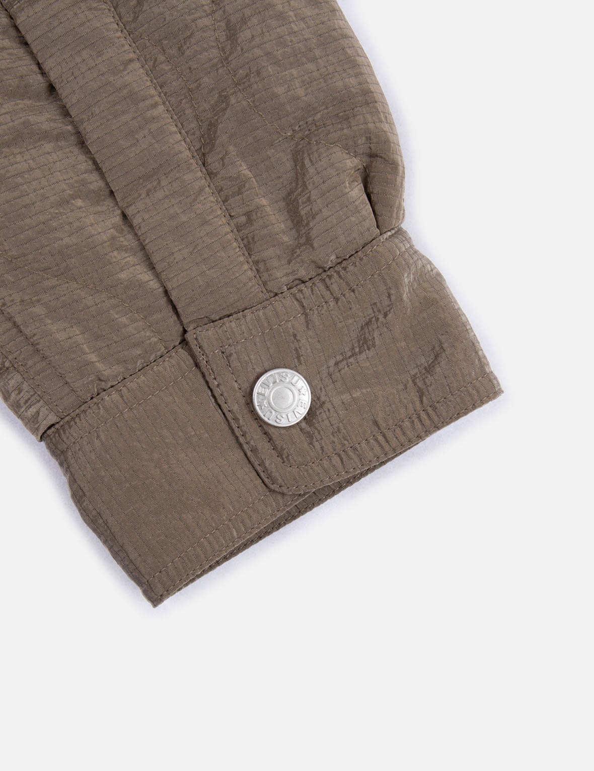 FABRIC-MIXED QUILTED SHIRT - 12