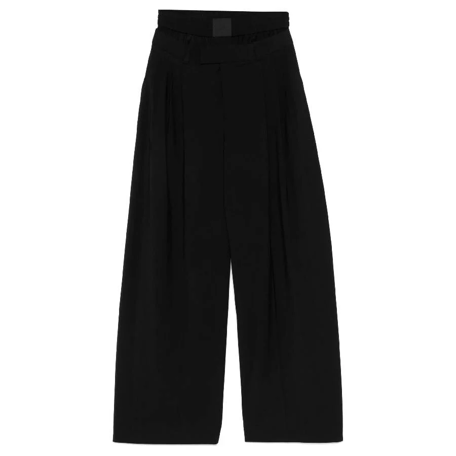 Alexander Wang Boxer Detail Pleated Trousers, Size 0 - 1