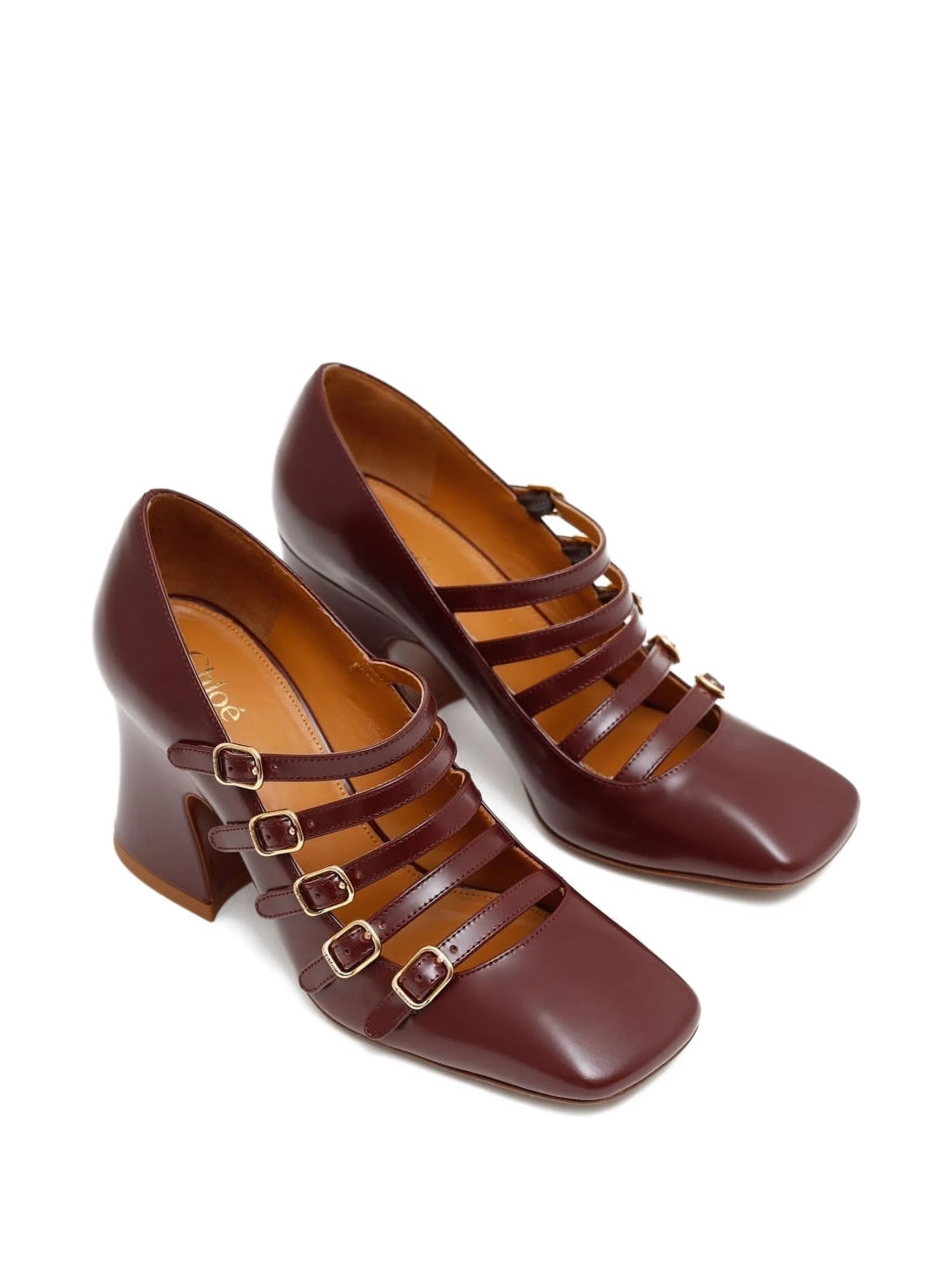 80mm Janis buckle-strap pumps - 2