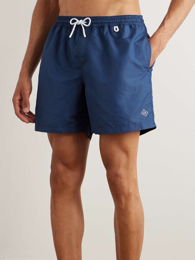 Loro Piana Bay Straight-Leg Mid-Length Logo-Print Swim Shorts outlook