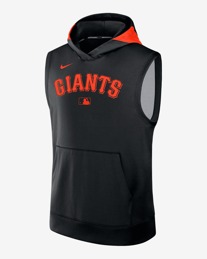 San Francisco Giants Authentic Collection Men’s Nike Dri-FIT MLB Sleeveless Pullover Hoodie 1