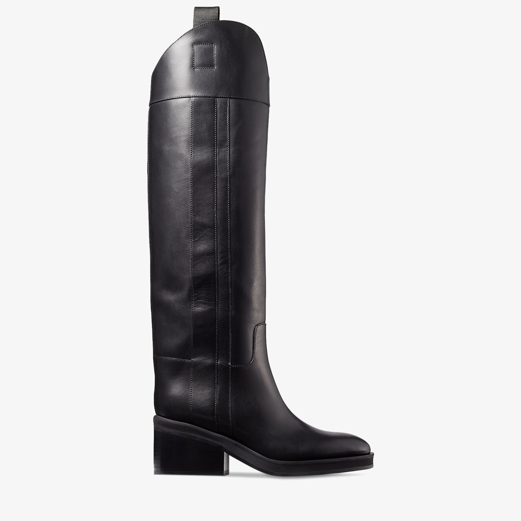 Tonya 70
Black Soft Vachetta Leather Knee-High Boots - 1