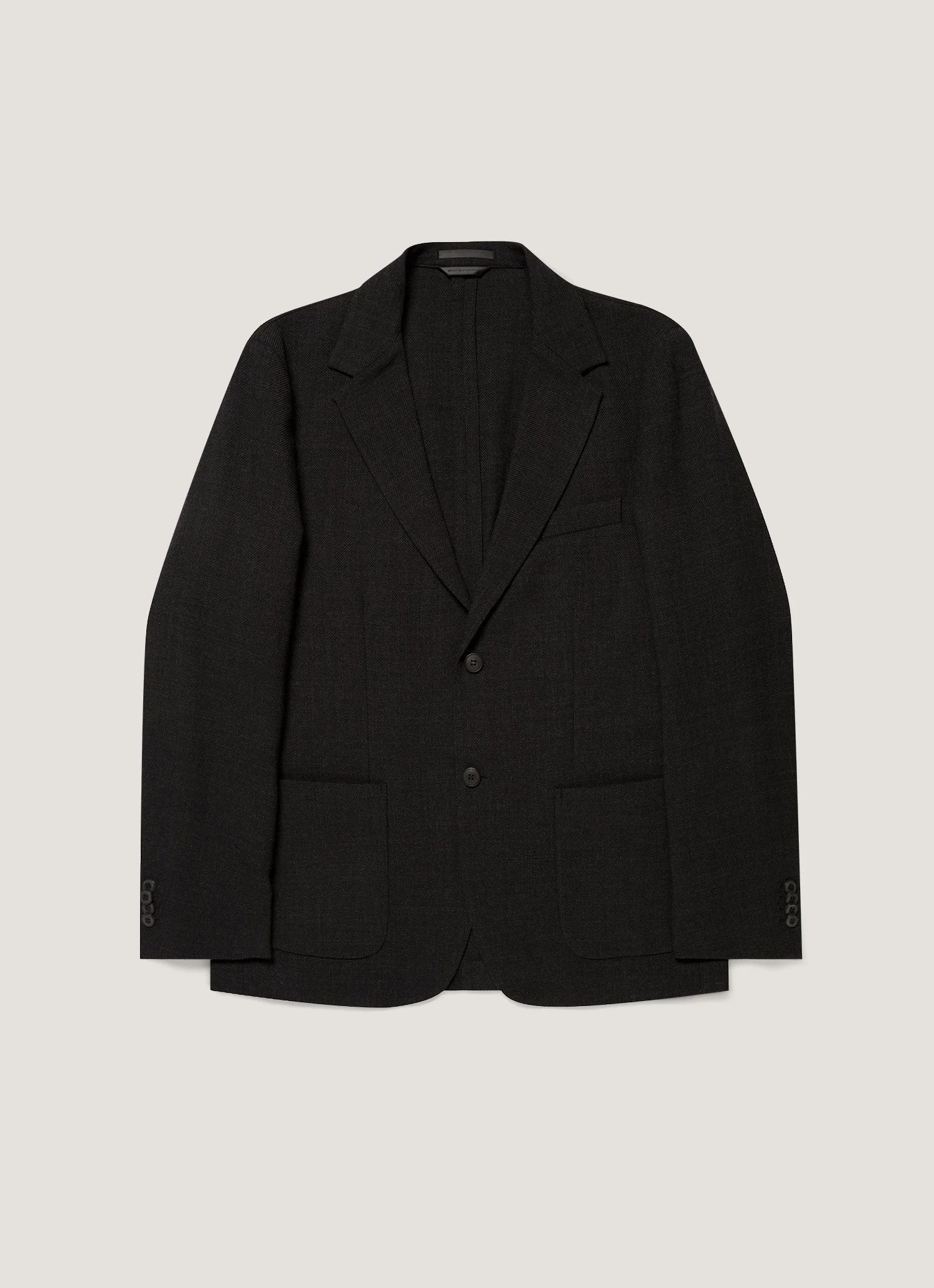 Textured Wool Blazer - 1
