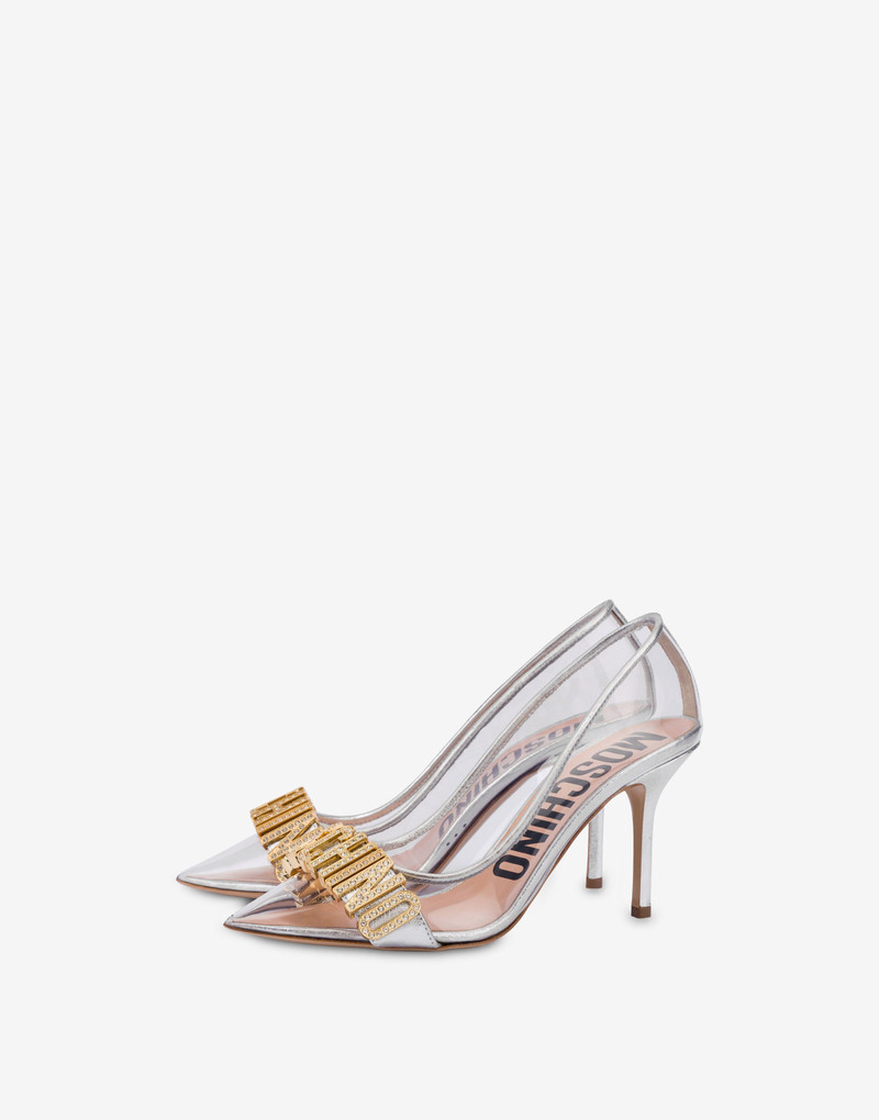 PVC CRYSTAL LOGO PUMPS 1