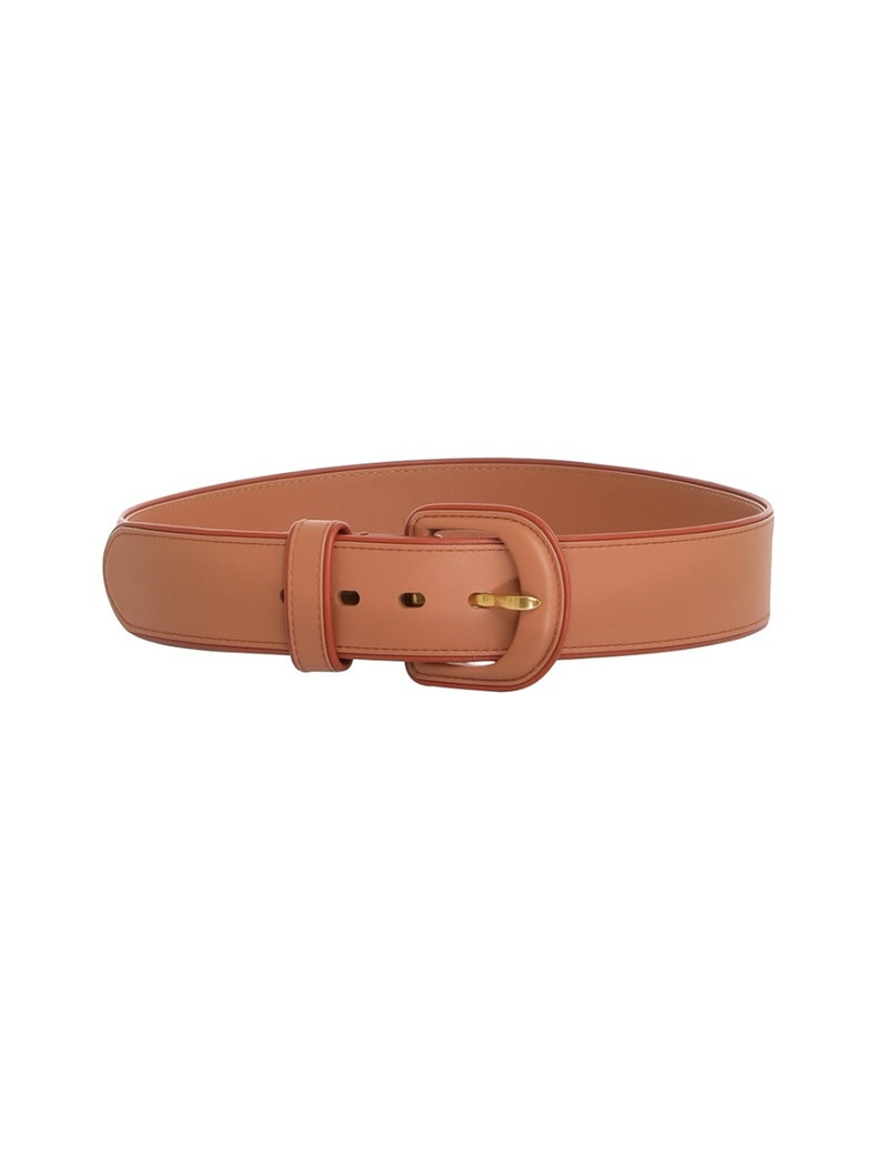 CONTRAST LEATHER WAIST BELT 1