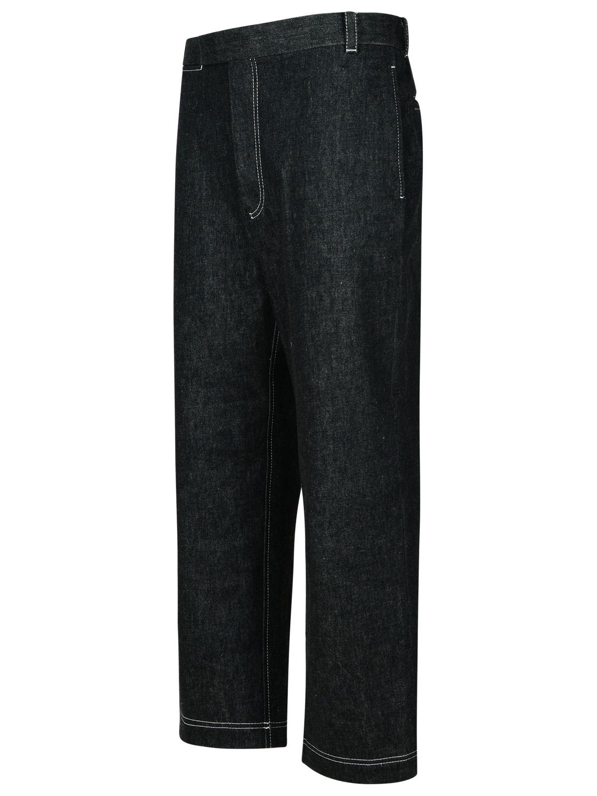 Thom Browne Black Cotton Trousers Man - 2