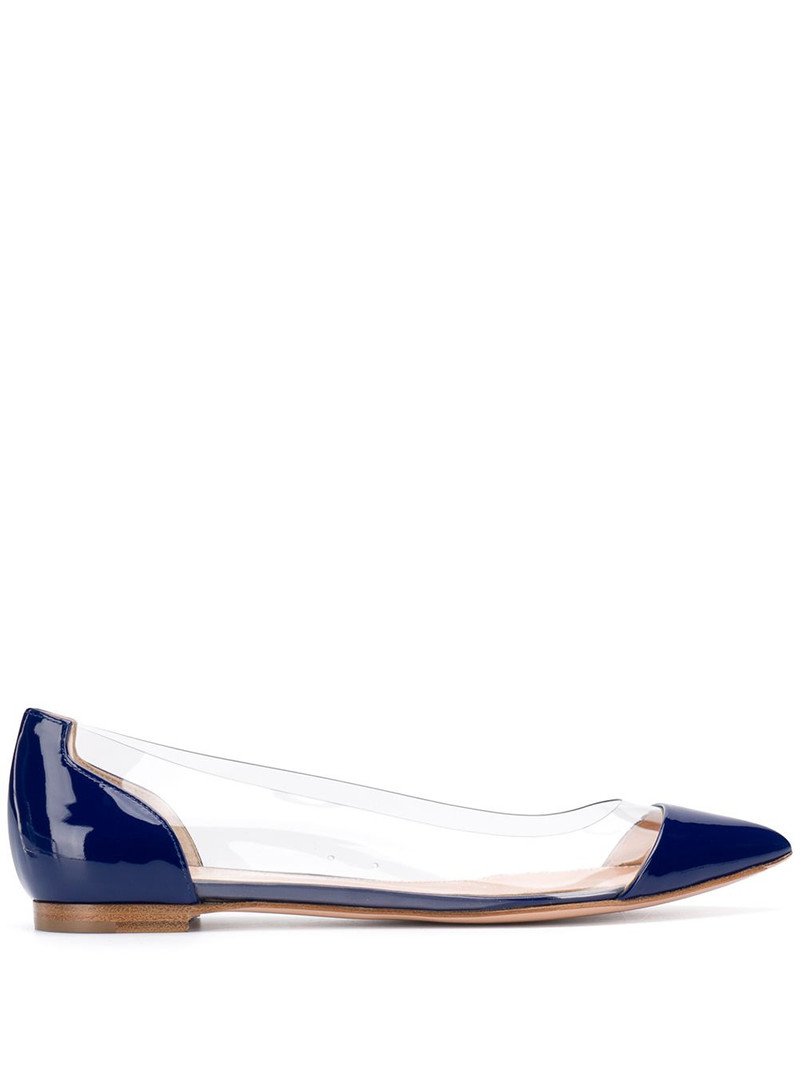 Azure Trasp ballerinas 1