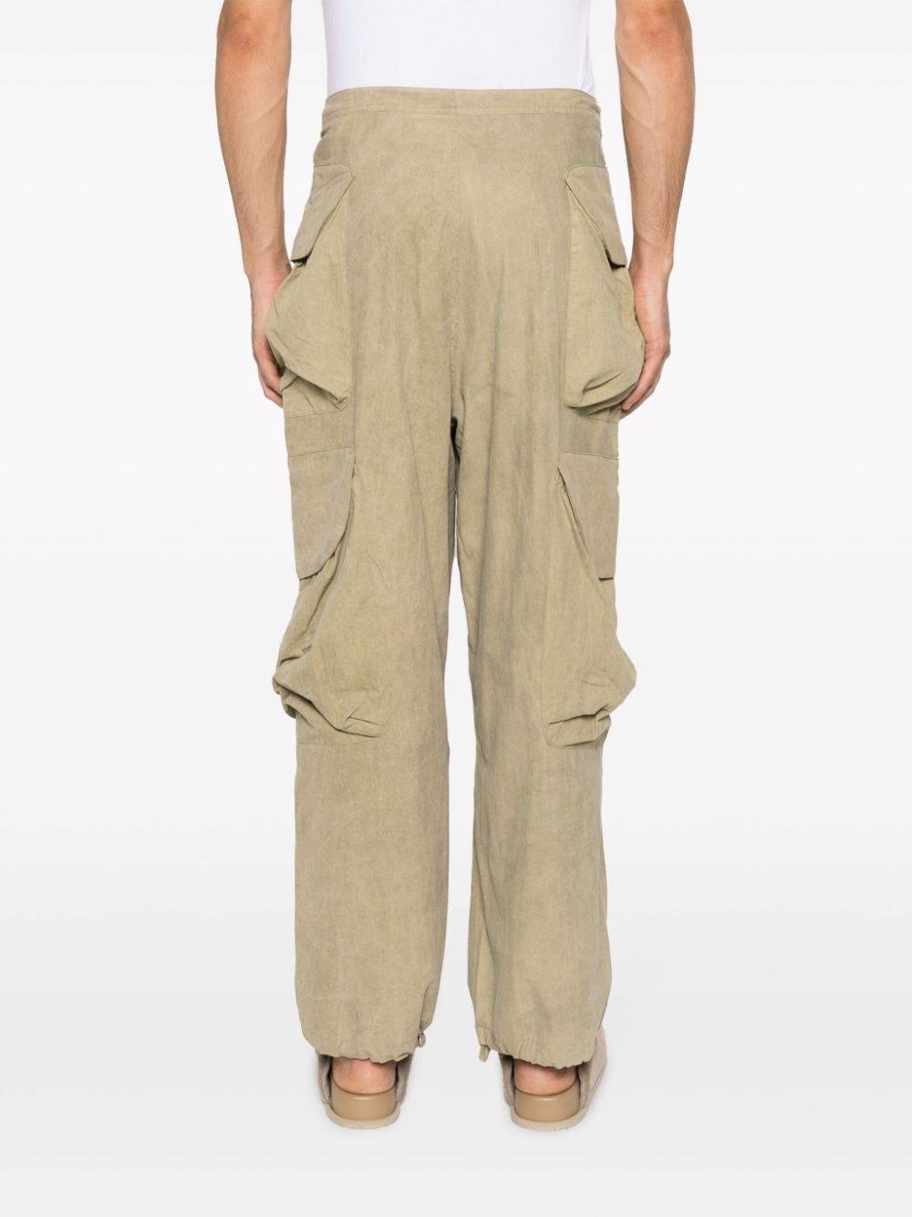 Gocar cotton-blend cargo trousers - 5